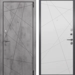 LF3 PP А-26 Бетон темный/А6-26 Бьянко 860*2050 L