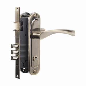 Замок врезной M Economic 1523/60 AB (старая бронза) алюминий (AL)+ЦАМ Arni