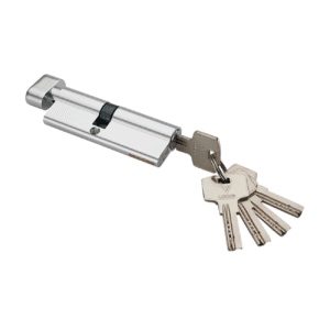 Цилиндровый механизм Lockit Ключ/вертушок (А6Р40Т50) 90 40/50 Ni Алюминий (AL)+латунь Lockit