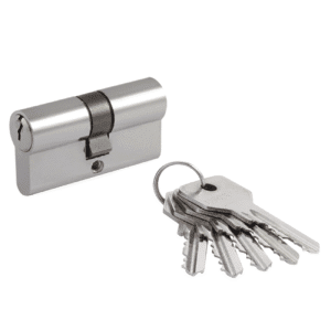 Цилиндровый механизм STD AL Ключ/ключ Л-60 30/30 CP (блестящий хром) Алюминий (AL) Нора