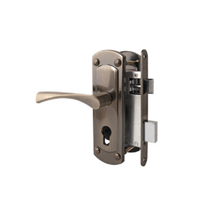 Замок врезной 1423 AB (старая бронза) алюминий (AL)+ЦАМ Arni