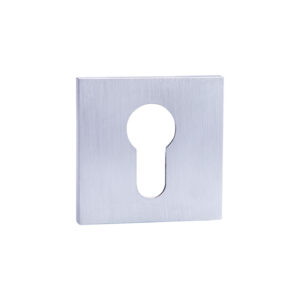 Накладка для евроцилиндра Е20 квадрат SC (матовый хром)