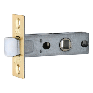 Защелка межкомнатная 100 квадрат SG (матовое золото) ЦАМ Arni