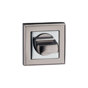 Завертка сантехническая Е8 Квадрат TB/PC (черный никель/блестящий хром) No name