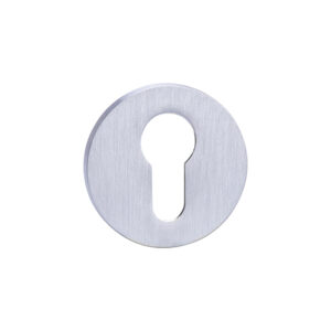 Накладка для евроцилиндра E19 круг SC (матовый хром)