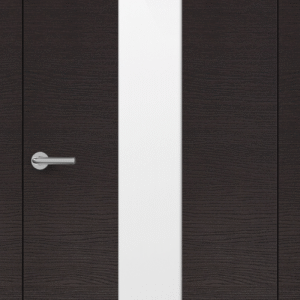 Дверное полотно DEFORM Н4 ПО 35х800*2000 (Дуб французский темный) белый лакобель